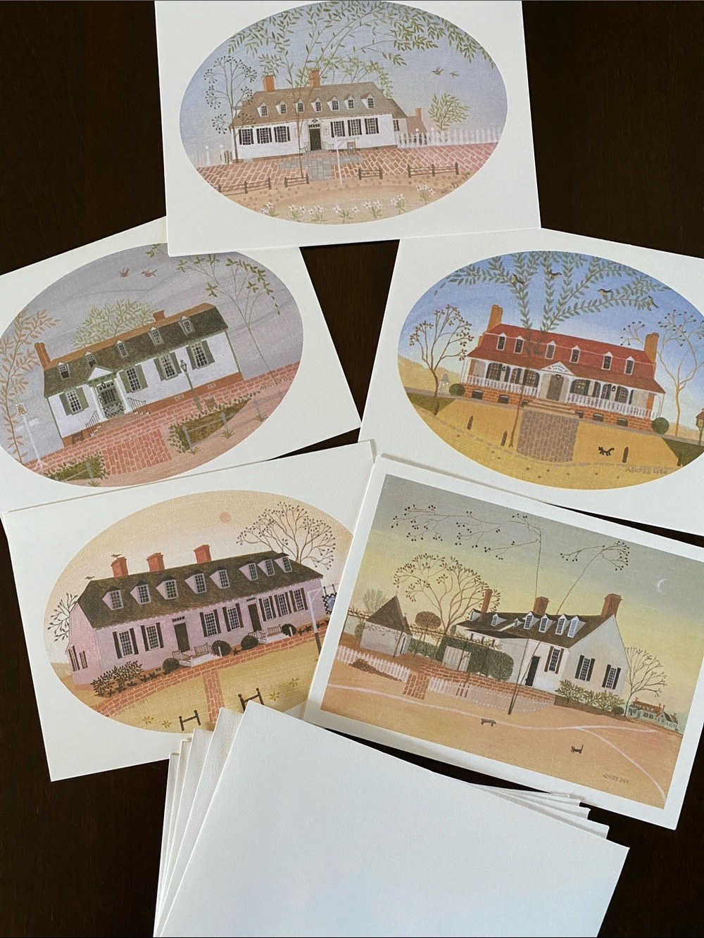 Colonial Williamsburg Taverns and Fare Blank Notecards with Recipes